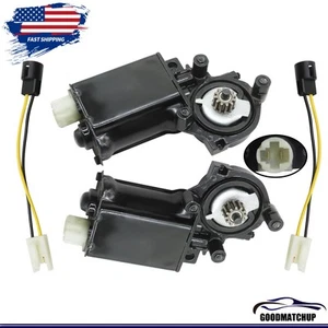 Pair Right + Left Power Window Regulator Motors For Chevy Corvette Camaro Buick - Picture 1 of 10