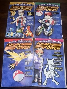 Nintendo Pokemon Power Magazines Volume #1, 2, 4, 6 See Conditions *READ - Lot - Picture 1 of 11