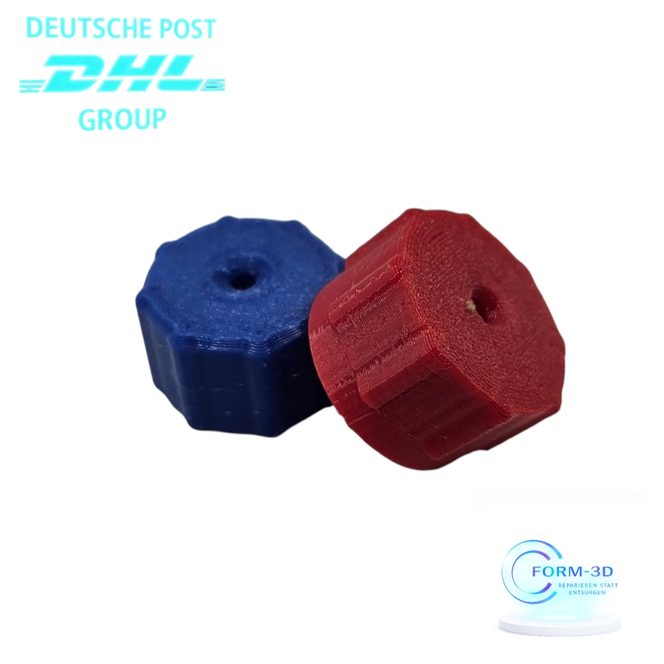 FORM-3D Ersatz Knauf Griff passend für Schell Ventil Geräteanschluss 5 mm Vierkant