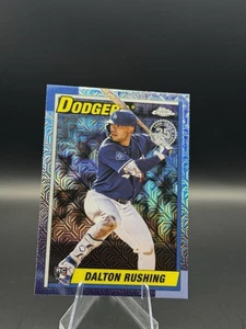 Dalton Rushing 2025 Topps Update #U90C-41 Dodgers 1990 Chrome Silver Mojo Rookie - Picture 1 of 2