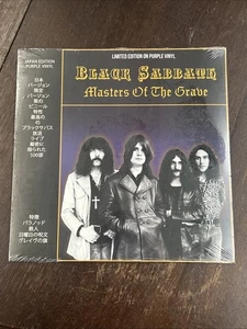 SEALED BLACK SABBATH OZZY Masters Of The Grave PURPLE VINYL LP MINT japanese ed - Picture 1 of 13
