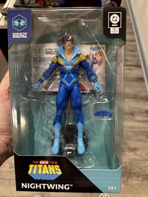 McFarlane Toys DC Multiverse Presale Teen Titans Nightwing 7" Figure + Digital - Image 1 of 3