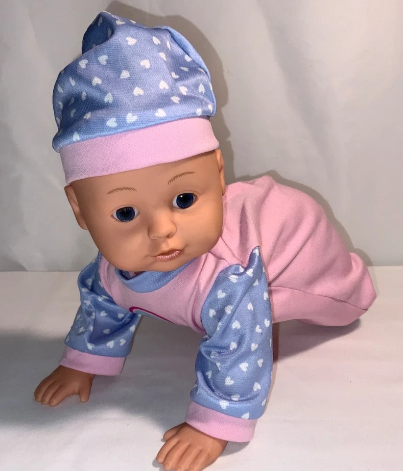 My Sweet Love Crawling Babbling Baby Doll Realistic Sound Movement Toy 14" Works - Image 1 of 4