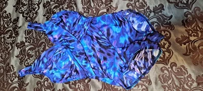 Traje de baño para mujer One Piece MiracleSuit 16W azul Foto 1 de 4