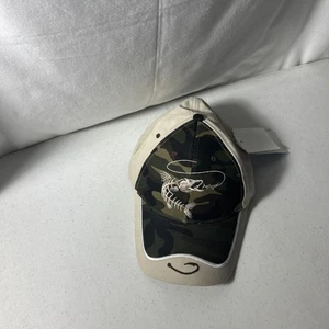Island Beach Lifestyle Apparel Get Reel Get Fish Adjustable Strap Camo Hat “NWT” - Picture 1 of 5