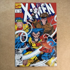 X-MEN #4 NM- Marvel Comics 1992 1st Appearance of Omega Red - Picture 1 of 12