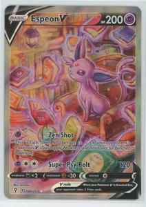 2021 Pokemon SWSH Evolving Skies Espeon V #180/203 FA - Picture 1 of 2