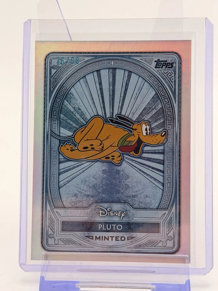 PLUTO 2025 Topps Disney Mint Silver Card #105 Platinum /99 - Image 1 of 2