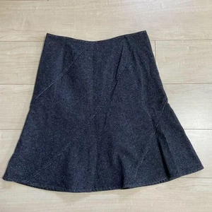 Burberry Blue Label Denim Skirt Size 36 Knee-Length Blue Cotton Used - Picture 1 of 4
