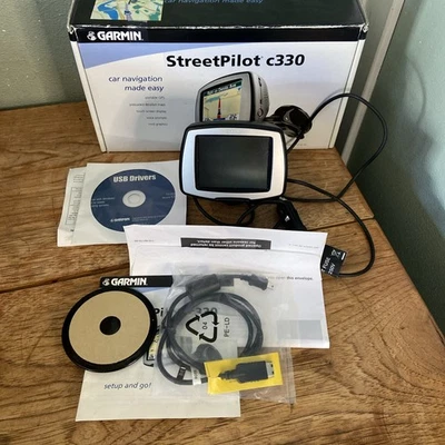 Garmin StreetPilot c330 GPS Navigator 3.5-Inch touchscreen bundle TESTED WORKS - Image 1 of 4