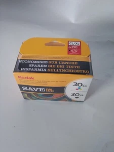 Set cartucce inchiostro Kodak 30XL nero e 30C a colori confezione combinata nuove - Foto 1 di 7