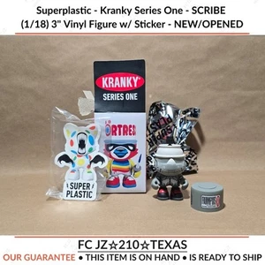 Superplastic - Kranky Series One - Figurina in vinile SCRIBE (1/18) 3" con adesivo... - Foto 1 di 16