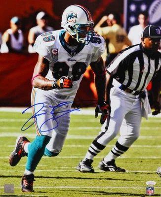 Foto autografiada por Jason Taylor de los Miami Dolphins 16x20 FP-JSA W auténtica *blanca Foto 1 de 4