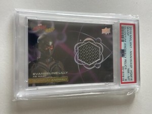 2018 Ant-Man and The Wasp EVANGELINE LILLY Movie COSTUME Memorabilia Relic PSA 8