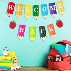 Back to School Banner for Classroom First Day of School First Day of School P... - Picture 1 of 6