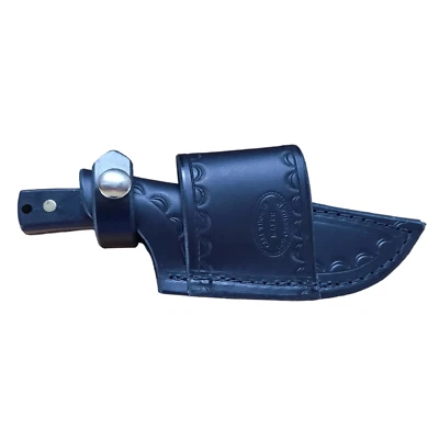 Funda de cuero para cuchillo hecha para adaptarse a un cuchillo de dedo afilado Schrade Foto 1 de 4