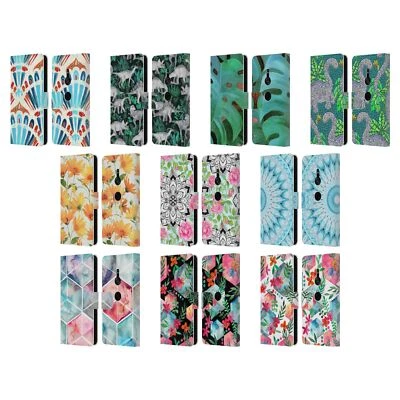 OFFICIAL MICKLYN LE FEUVRE PATTERNS 6 LEATHER BOOK WALLET CASE FOR SONY PHONES 1 - Image 1 of 4