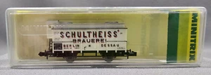 RARE Minitrix N Scale Schultheiss Brauerei Beer Truck Refrigerator Car 13601 - Picture 1 of 8