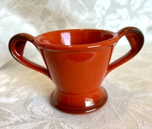 Vintage MCM Metlox Poppytrail Vernon Red Rooster Red Sugar Dish circa 1956-1979 - Picture 1 of 6