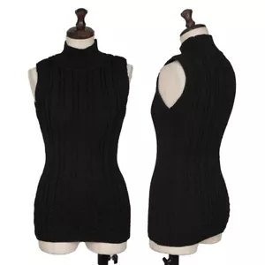 Jean-Paul GAULTIER FEMME Cable Sleeveless Lame Knit Top Size 40(K-132565) - Picture 1 of 12