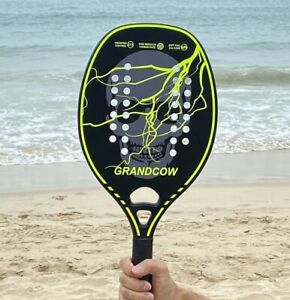 Beach Tennis Paddle Racket Racquet Carbon Frame with Soft EVA core New Model ...