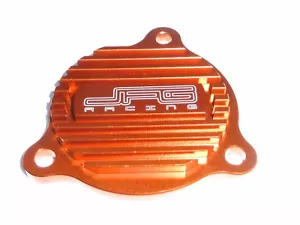CUBIERTA BOMBA ACEITE KTM 350 400 450 500 530 XC-W EXC-F NARANJA GRABADO B9L - Imagen 1 de 8