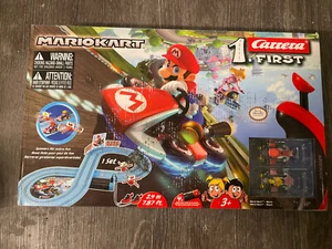 Carrera First Nintendo Mario Kart Slot Car Race Track 2 Cars Mario Bros NEW - Picture 1 of 1