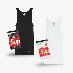 Supreme x Hanes Tagless Tank Tops (3 Pack) T-Shirt Tee Top - Picture 1 of 18