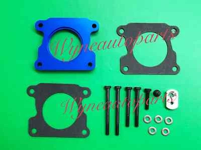 Fit 99-01 CHEVY S10 / S15 & 99-01 GMC Sonoma 2.2L Throttle Body Spacer Blue - Image 1 of 2
