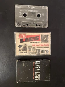 3 Guns ‘N Roses Cassettes: Appetite For Destruction/Lies/Since I Don’t Have You - Picture 1 of 13