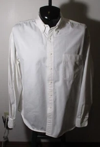 EDDIE BAUER White Long Sleeve "Oxford" Shirt Men's Size XXL - Picture 1 of 6