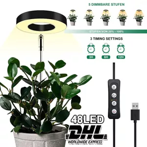 LED Pflanzenleuchte Wachstumslampe Vollspektrum Grow Pflanzenlicht Pflanzenlampe - Bild 1 von 12