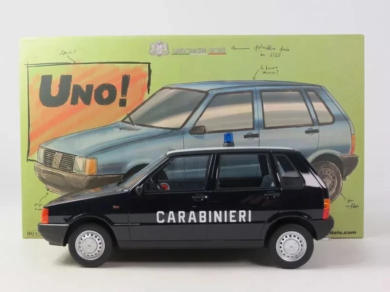 Fiat Uno 45 CARABINIERI 1983 Laudoracing 1/18 LM182A-PO