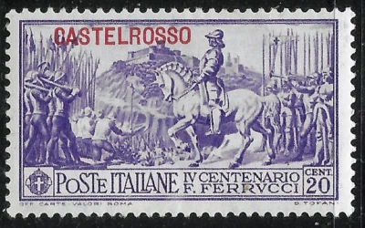 1930 ITALY - CASTELROSSO on Ferrucci issue Sass#25  MH VF - Image 1 of 2