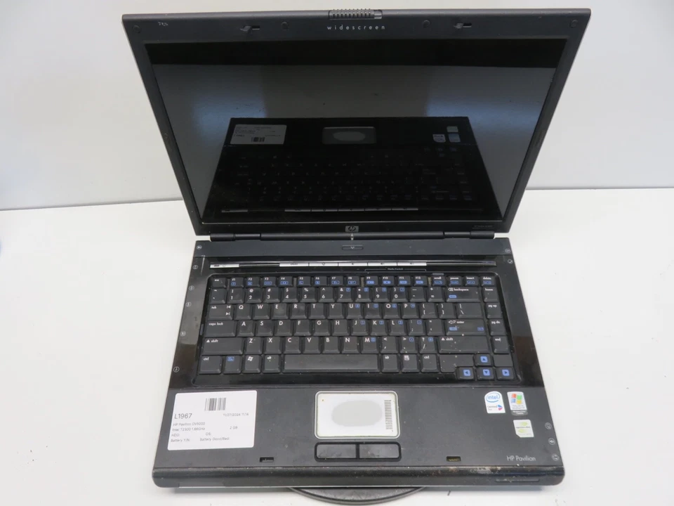 HP Pavilion DV5000 Intel T2300 1,66GHz 2GB OHNE HDD ohne Batt - Bild 1 von 4