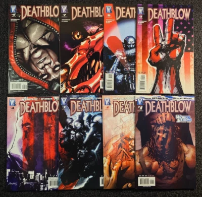 DEATHBLOW 1 2 3 4 5 6 7 9 LOT BRIAN AZZARELLO Art USA Black Ops Navy Seals - Image 1 of 4