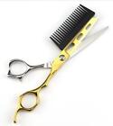 Professional Hairdressing Scissors With Detachable Comb,2 In 1 Hair Scissors 