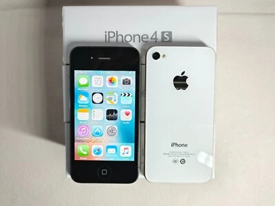 95%N ew Apple iPhone 4S 8/16/32/64GB Black/White UNLOCKED Fully UNLOCKED IOS 9 - Image 1 of 4