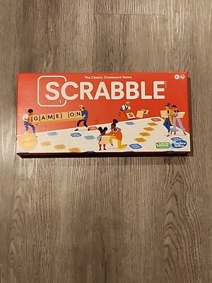 Scrabble Board Game, Classic Word Game For Kids Ages 8 and Up, Fun Family Game - Image 1 of 2