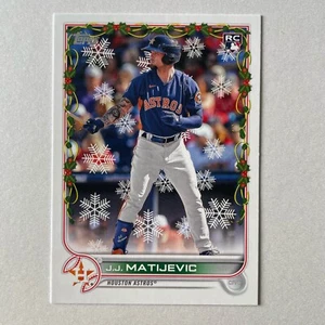 2022 Topps Walmart Holiday #HW136 J.J. Matijevic RC - Picture 1 of 2