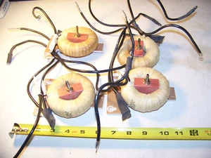 Lote de 4 transformadores de corriente toroidales de 3 pulgadas de diámetro 26 oz cada uno TNI Hammond - Imagen 1 de 8