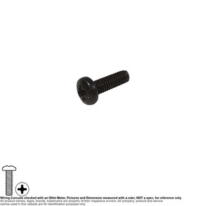 Screw Machine Pan Phillips Steel Black Metric M2.5 8mm M2.5-0.45x8 100pcs - Picture 1 of 3