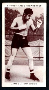 1938 Churchman's Boxing #6 James J. Jim Braddock Hof - sehr guter Zustand + - 3 3,5 - Bild 1 von 2