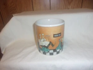 SAKURA CHEFS TO GO  ON SCOOTER COFFEE MUG - Picture 1 of 3