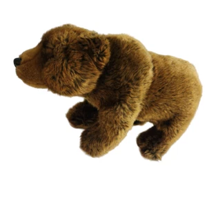 Realistic ENDANGERED Brown Bear by GANZ Plush Stuffed Toy 14" Webkinz Signature - Picture 1 of 13