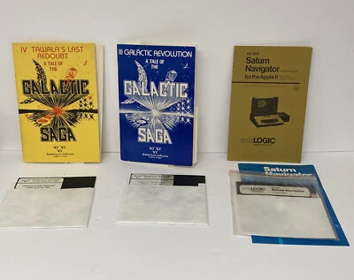 Apple II LOT /  Galactic Tawala's Last Redoubt  IV, Revolution III, & More/Read - Image 1 of 4