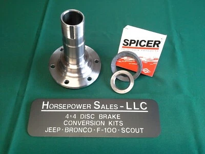 1966-75 Ford Bronco GM small bearing DISC BRAKE CONVERSION SPINDLE dana 30 + 44 Foto 1 de 3