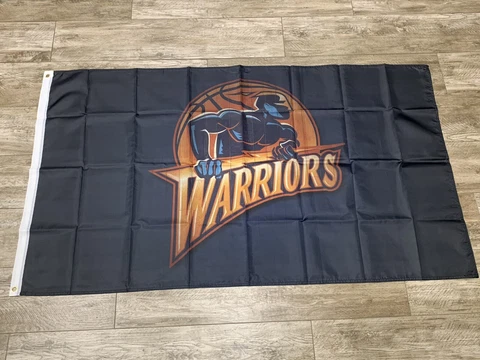 Golden State Warriors 3x5 Feet Banner Flag Ships Same Day From Ca Old School Cover