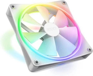 NZXT F140 Sublime RGB DUO 140mm PC Computer Case Fan White 20 LED Fluid Bearing - Picture 1 of 6