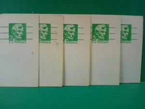 Tarjetas postales vintage de 5 centavos sin usar - Imagen 1 de 3